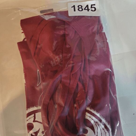 Black Matter Tank Top Womens Large Red Skull Skeleton Goth Sleeveless Scoop Neck - Picture 6 of 6